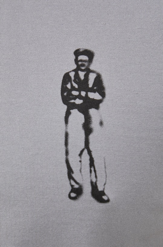 Bavlnené tričko C.P. Company 12CMTS198A006203W sivá