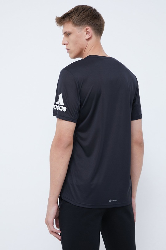 Odzież adidas Performance t-shirt do biegania Run It HB7470 HB7470 czarny