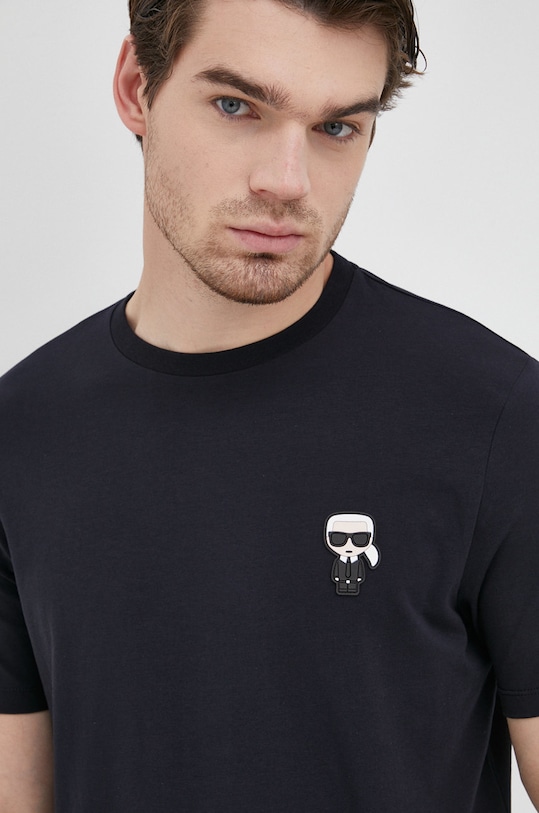 Karl Lagerfeld t-shirt 500221.755027 granatowy 500221.755027