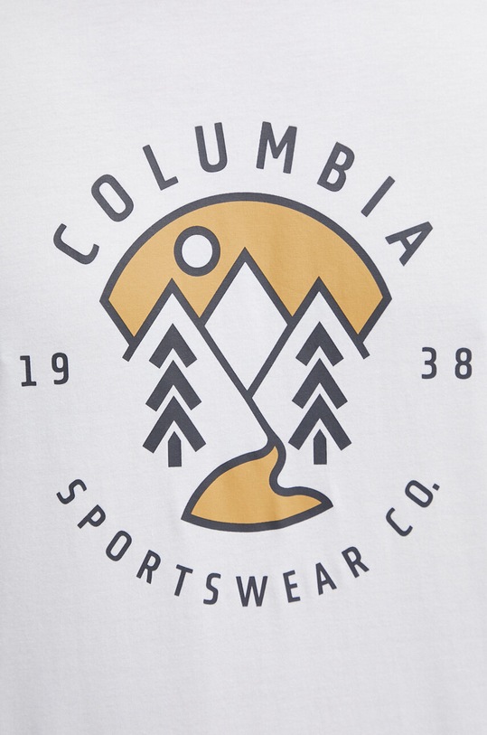 Columbia t-shirt bawełniany Rapid Ridge 1888813. beżowy