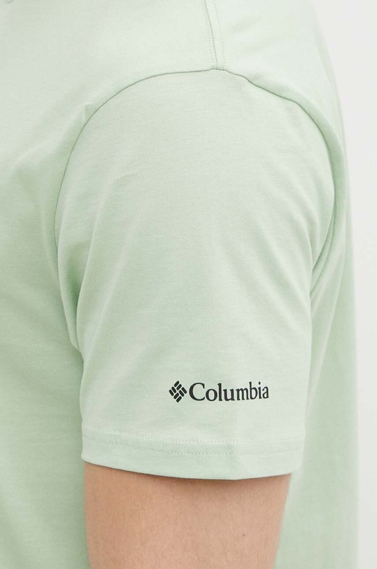 Columbia t-shirt bawełniany Rapid Ridge 1888813. zielony