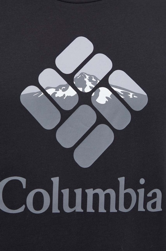 Columbia t-shirt bawełniany Rapid Ridge 1888813. czarny