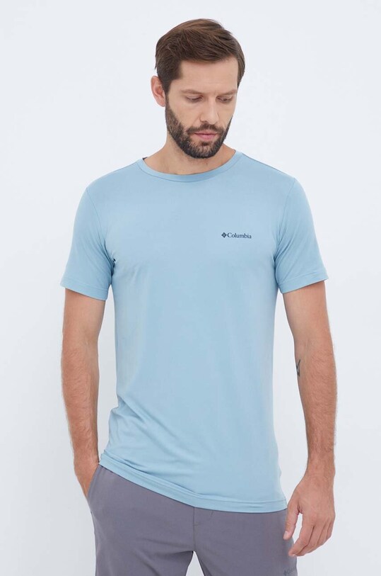 Odzież Columbia t-shirt sportowy 1930802 niebieski
