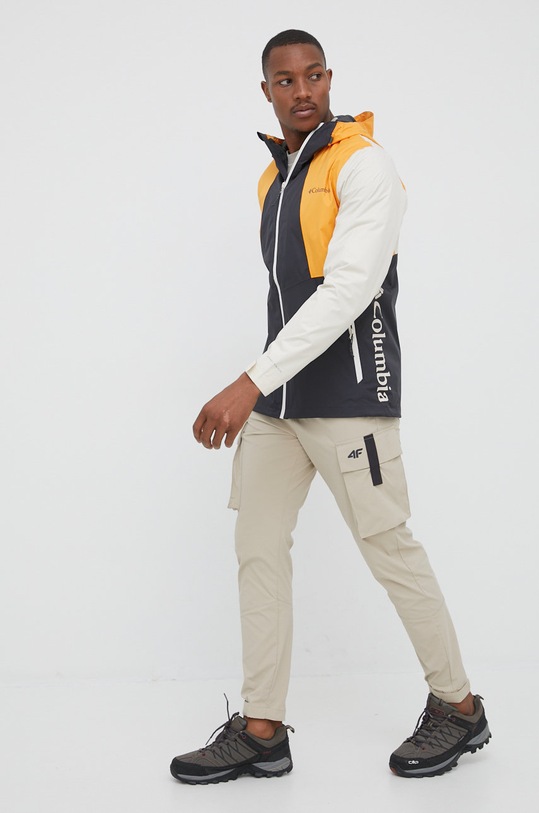 Bavlnené tričko Jack Wolfskin 1808401.6954 sivá SS22