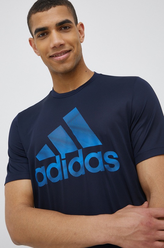 adidas t-shirt treningowy Seasonals Sport HD4333 granatowy HD4333