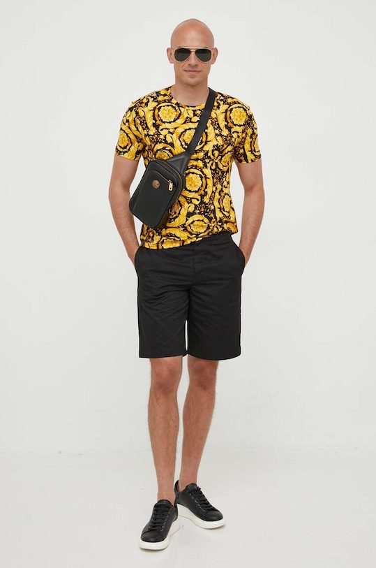 Μπλουζάκι Versace 1000959 μαύρο AA00