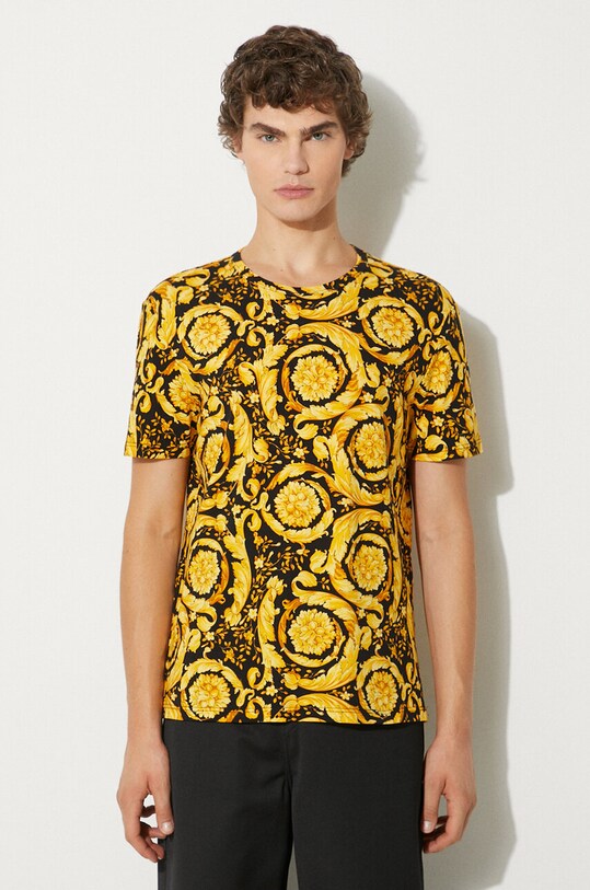 Versace tricou 1000959 negru AA00