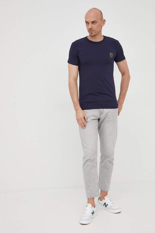 Tričko Versace AUU01005 námořnická modř AA00