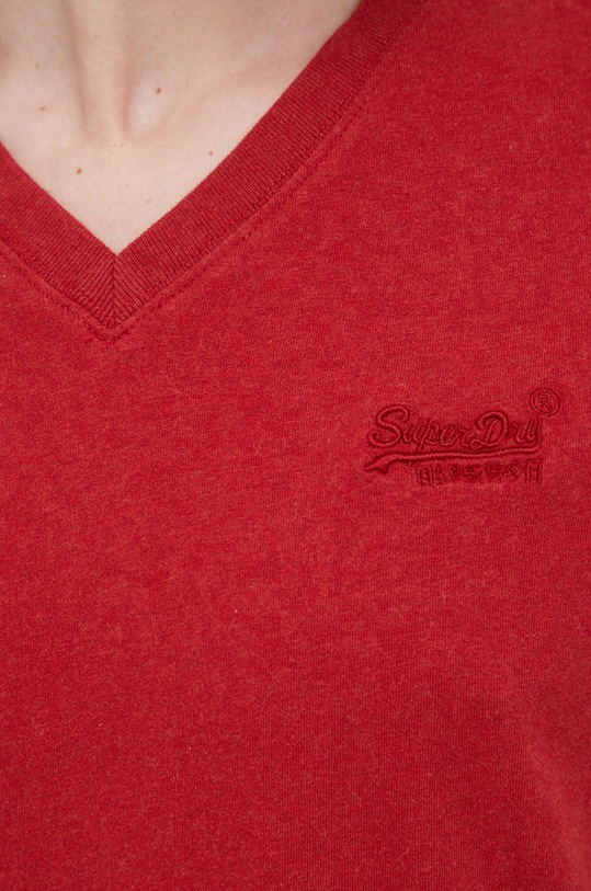 Superdry t-shirt bawełniany M1011170A.6CY czerwony