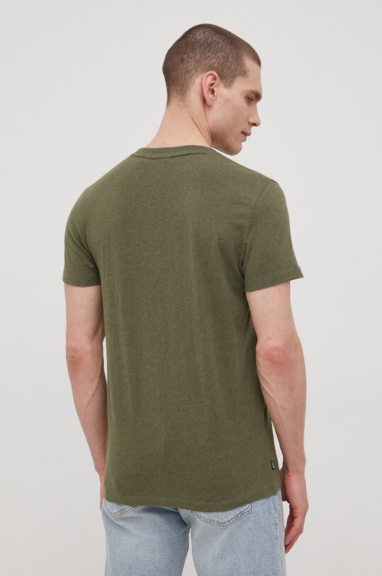 Odzież Superdry t-shirt bawełniany M1011170A.6RH zielony