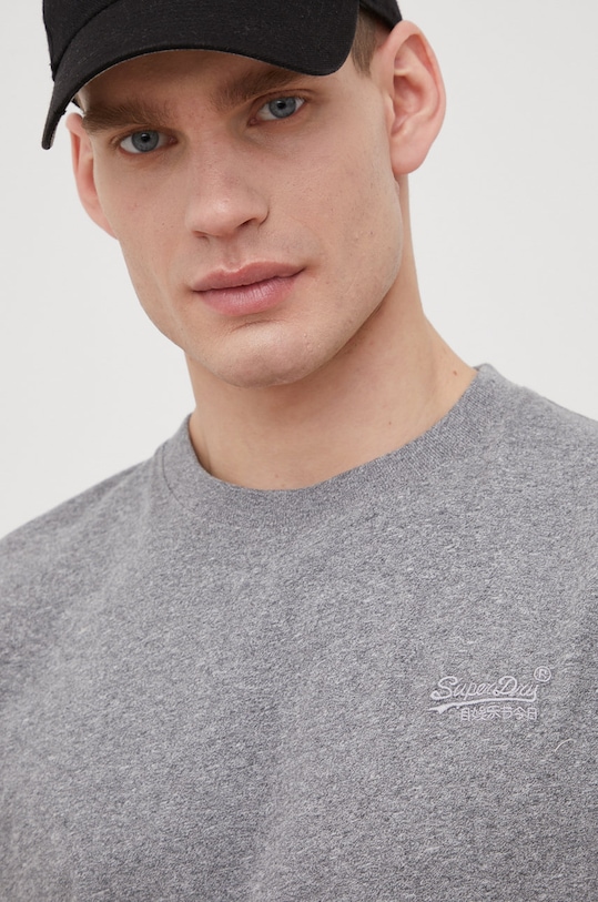 Bavlnené tričko Superdry sivá M1011245A.4HK