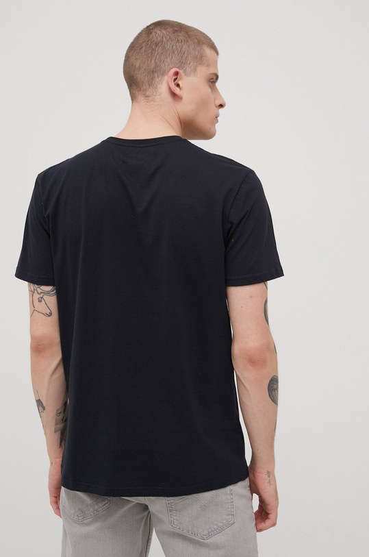 Odzież Quiksilver t-shirt bawełniany EQYZT06534 czarny