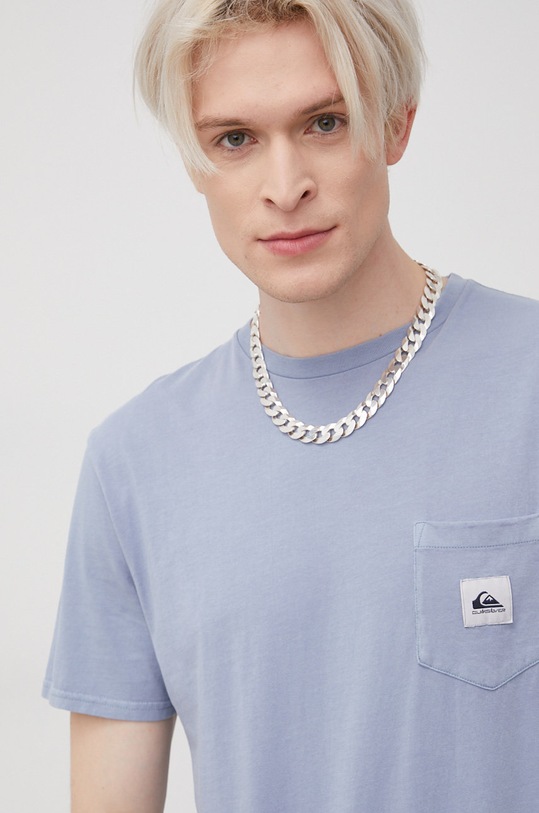 Quiksilver t-shirt bawełniany bawełna fioletowy EQYZT06692
