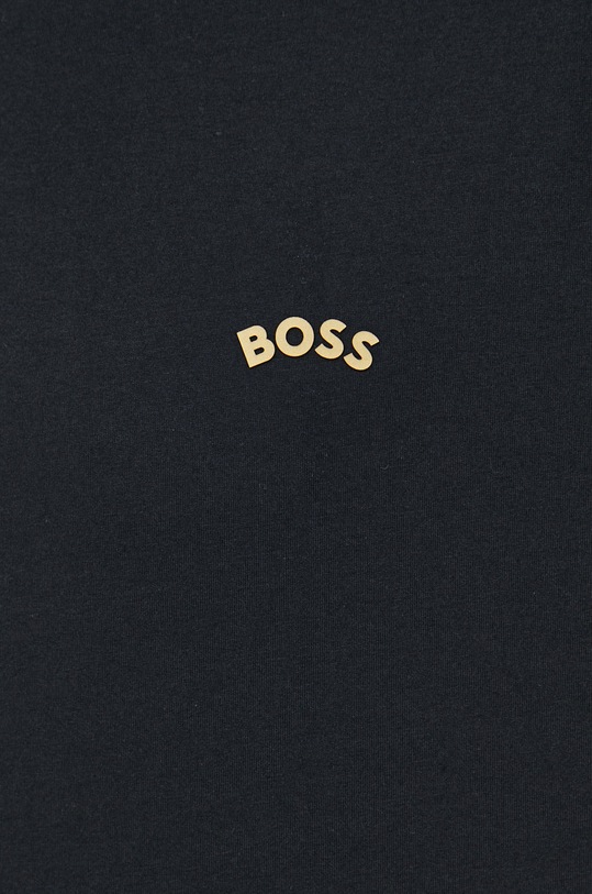 BOSS t-shirt bawełniany BOSS GREEN 50469045 czarny