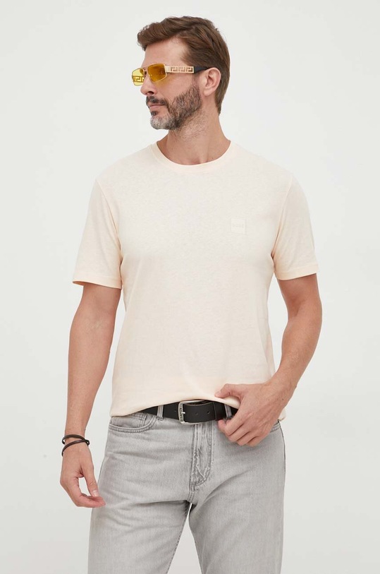 BOSS Orange t-shirt bawełniany 50472584 pomarańczowy AA00