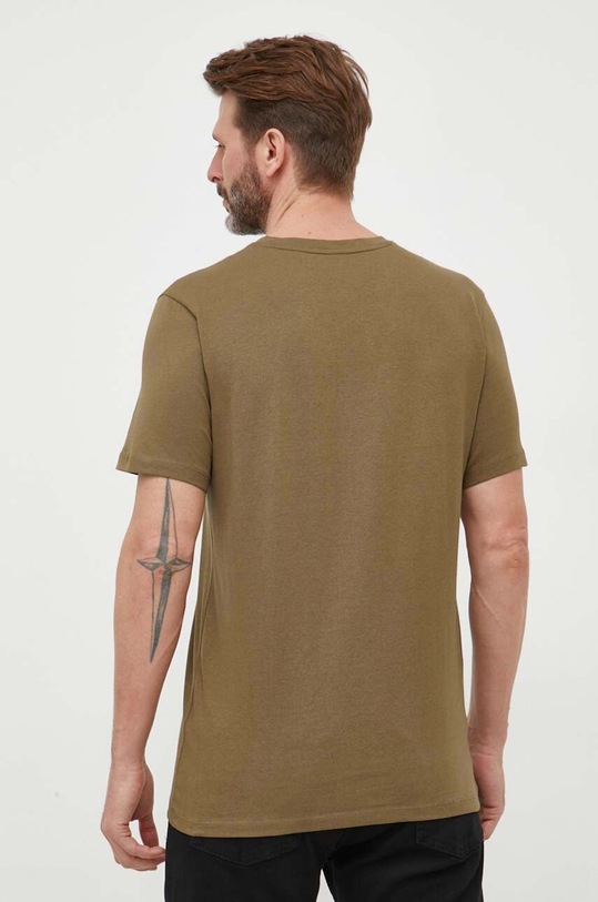 Îmbrăcăminte BOSS tricou din bumbac CASUAL 50472584 verde