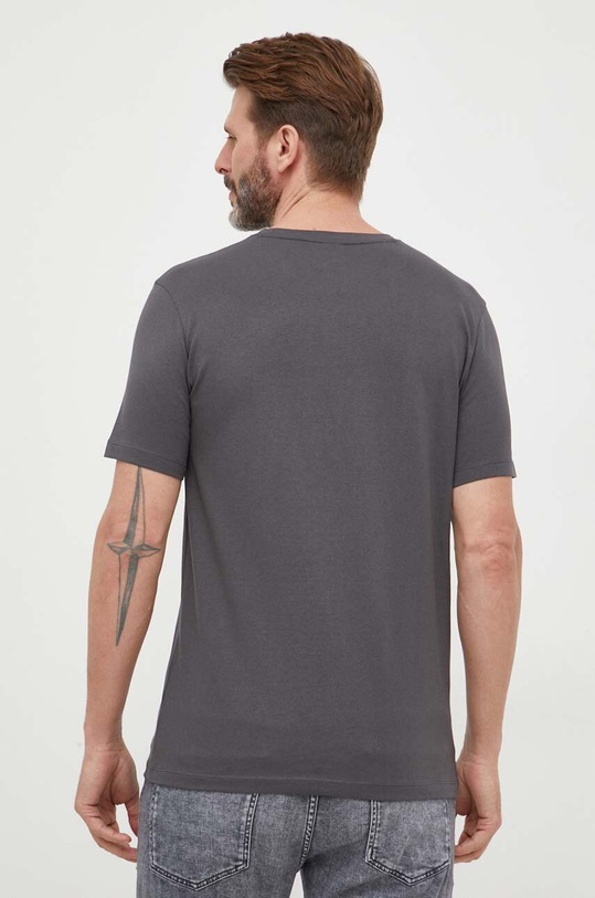 Odzież BOSS t-shirt bawełniany BOSS ORANGE 50472584 szary