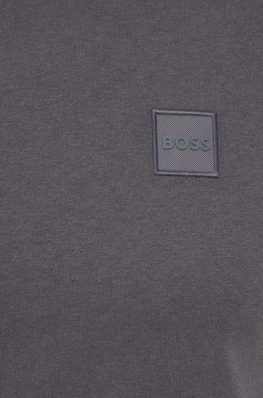 BOSS t-shirt bawełniany BOSS ORANGE 50472584 szary