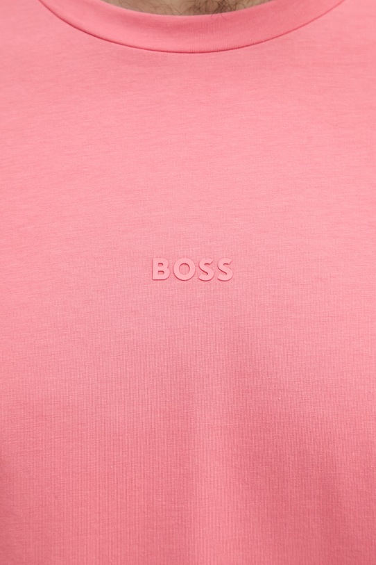 BOSS Orange majica za muškarce s pamukom TChup 50473278 roza