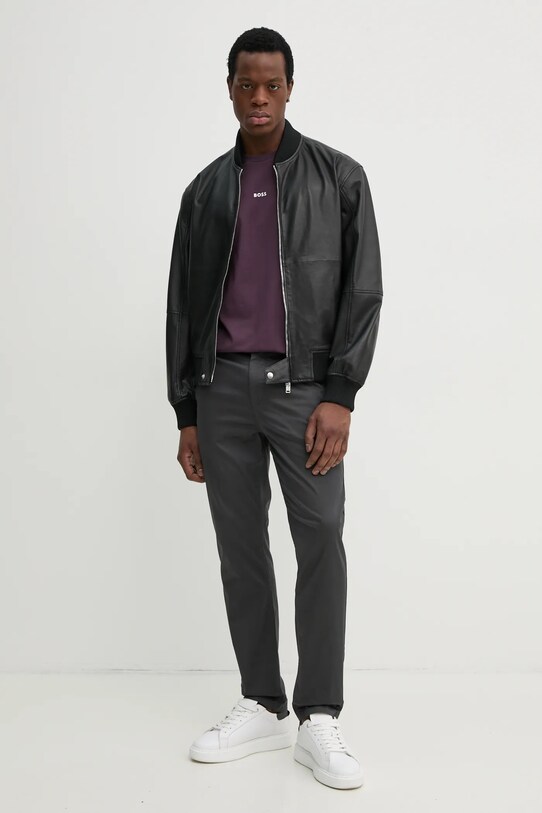 Tričko BOSS ORANGE TChup 50473278 fialová AA00