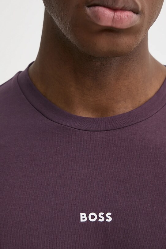 Tričko BOSS ORANGE TChup 50473278 fialová