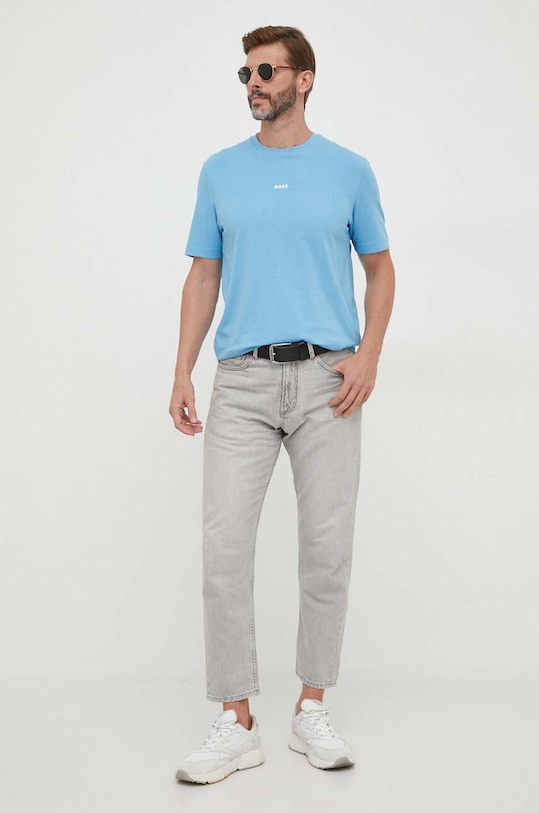 BOSS t-shirt BOSS ORANGE 50473278 niebieski AA00