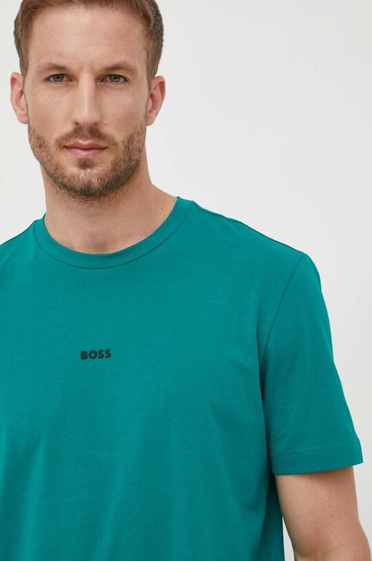 BOSS t-shirt BOSS ORANGE zielony 50473278