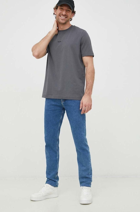 BOSS t-shirt BOSS ORANGE 50473278 szary AA00
