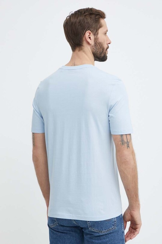 Odzież HUGO t-shirt bawełniany 50466158 niebieski