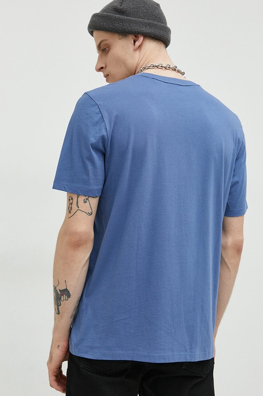 Oblečení Bavlněné tričko HUGO 50466158 fialová