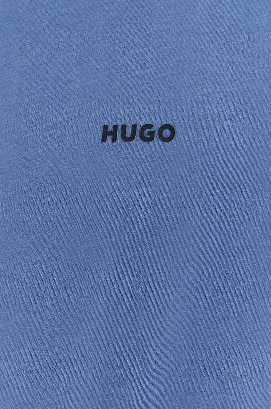 Bavlněné tričko HUGO 50466158 fialová
