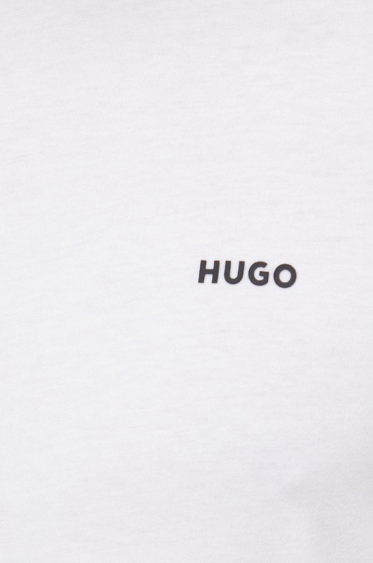 HUGO pamut póló 50466158 fehér