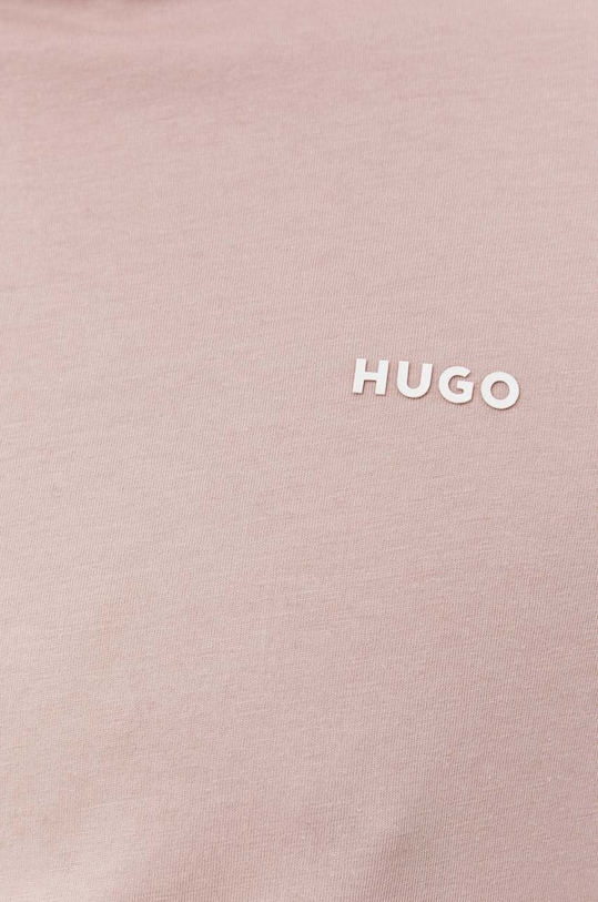 HUGO t-shirt bawełniany 50466158 różowy