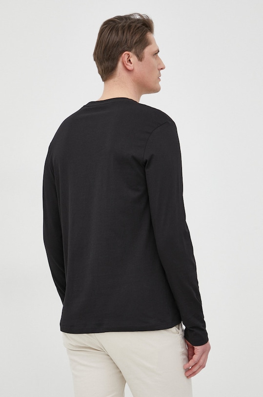 Odzież HUGO longsleeve bawełniany 50466159 czarny