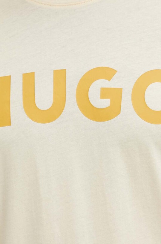 HUGO tricou din bumbac galben 50467556