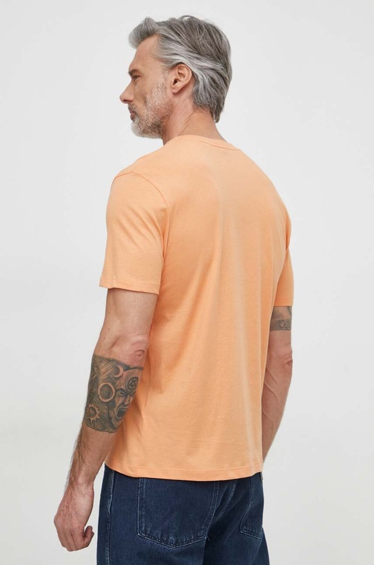 HUGO t-shirt bawełniany 50467556 pomarańczowy NC00