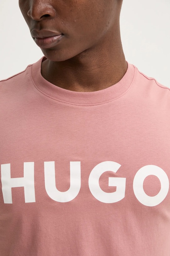 HUGO t-shirt in cotone Dulivio 50467556 rosa