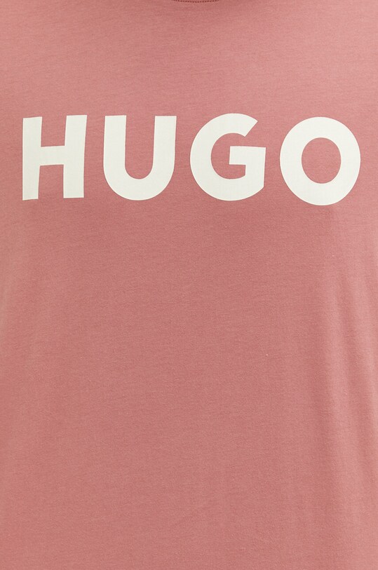Bavlněné tričko HUGO 50467556 růžová