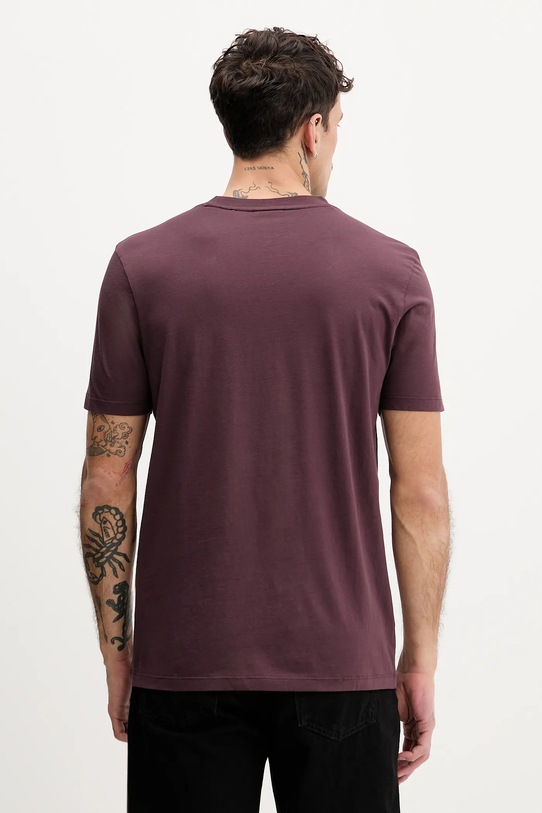 Odzież HUGO t-shirt bawełniany 50467556 fioletowy