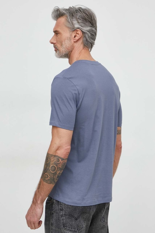 HUGO t-shirt bawełniany 50467556 niebieski NC00