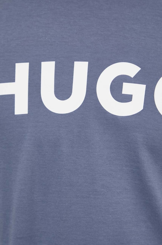 HUGO t-shirt bawełniany niebieski 50467556