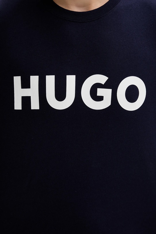 HUGO t-shirt bawełniany 50467556 granatowy