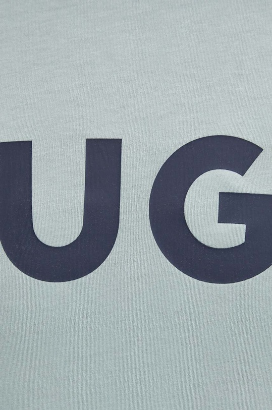 HUGO t-shirt bawełniany zielony 50467556