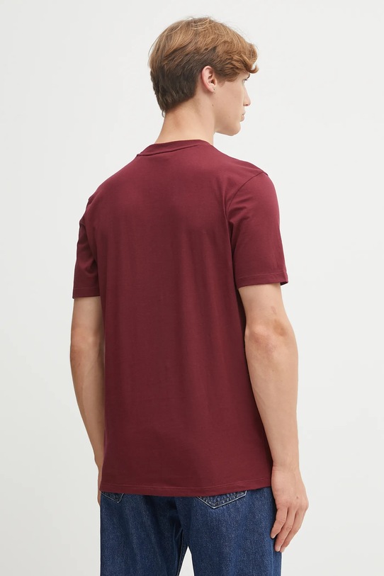 Odzież HUGO t-shirt bawełniany 50467556 bordowy