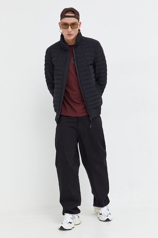 Бавовняна футболка HUGO Dulivio бордо 50467556