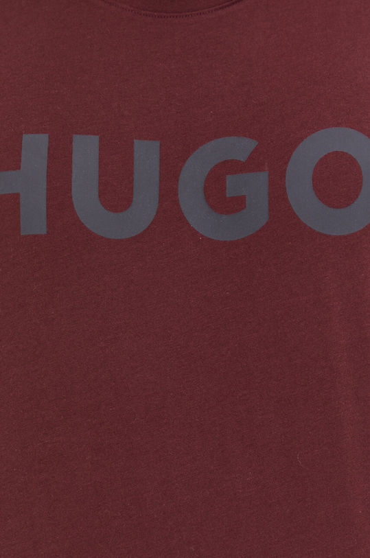 Бавовняна футболка HUGO Dulivio 50467556 бордо
