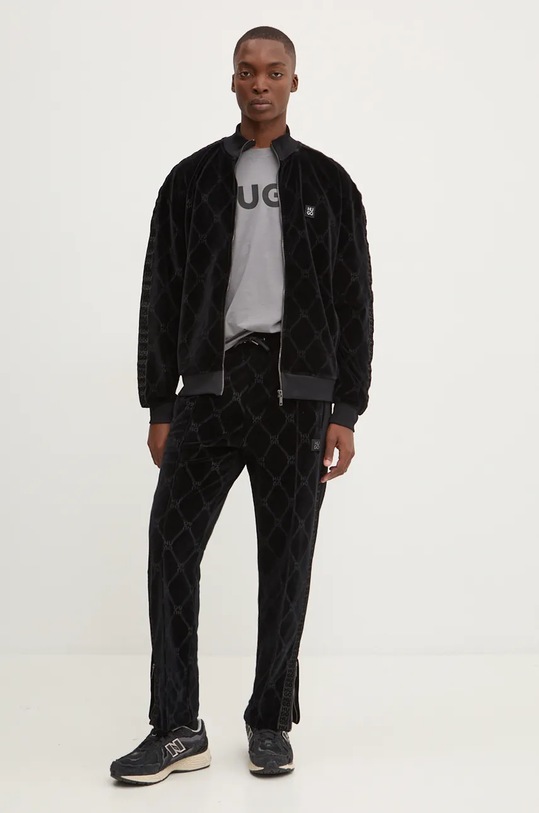 HUGO t-shirt bawełniany Dulivio 50467556 szary NC00