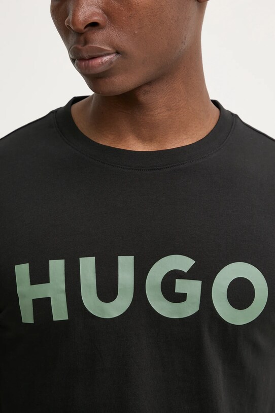 HUGO tricou din bumbac negru 50467556