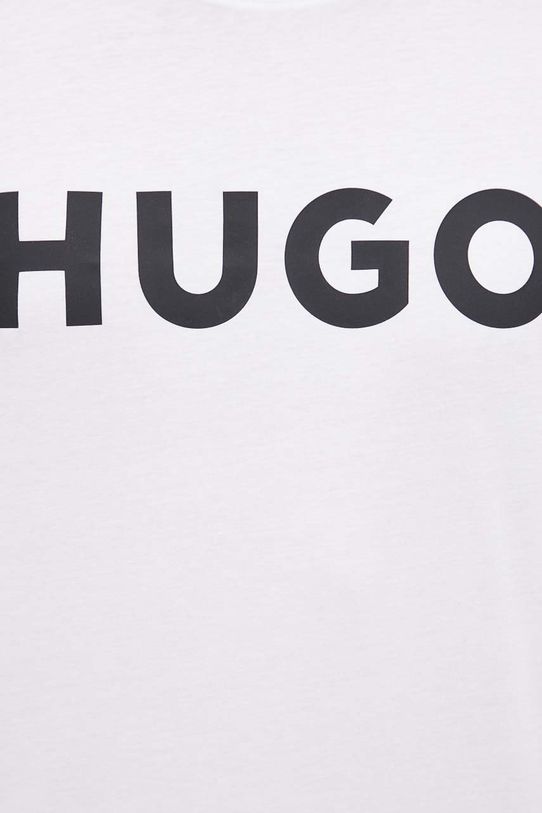 HUGO t-shirt bawełniany 50467556 biały