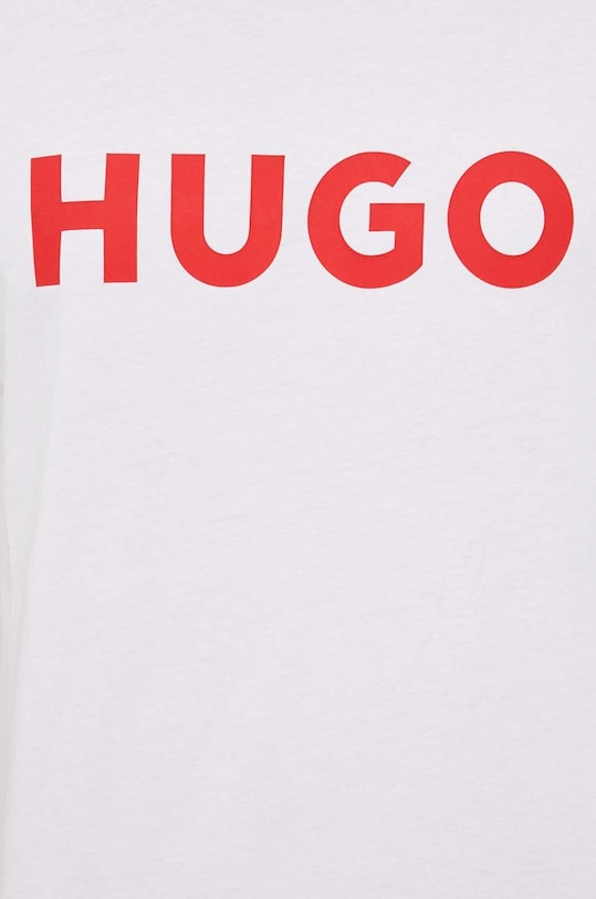 HUGO t-shirt bawełniany 50467556 biały